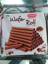 Champion Gold Wafer Roll Chocolate Fillings 60G