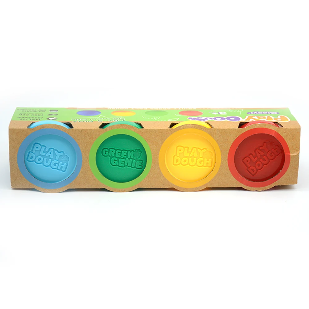 QIAOYI 4COLOR PLAY DOUGH ORGANIC 4
