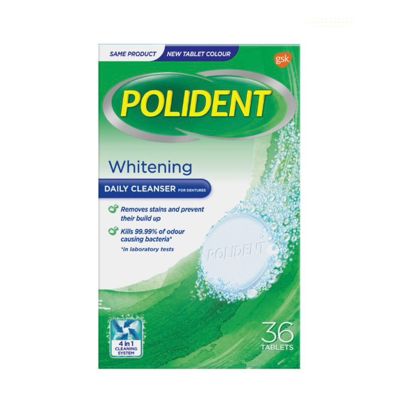 Polident Overnight Daily Denture Cleanser