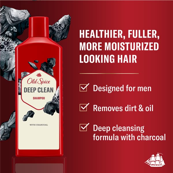 Old Spice Deep Clean Shampoo for Men 400ml