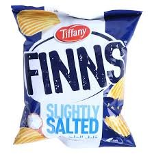 Tiffany Finns Slightly Salted Potato Chips 12g