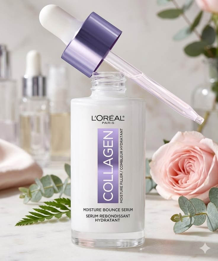 L'Oréal Paris Collagen Serum with Glycerin, Korean Skincare 50ml