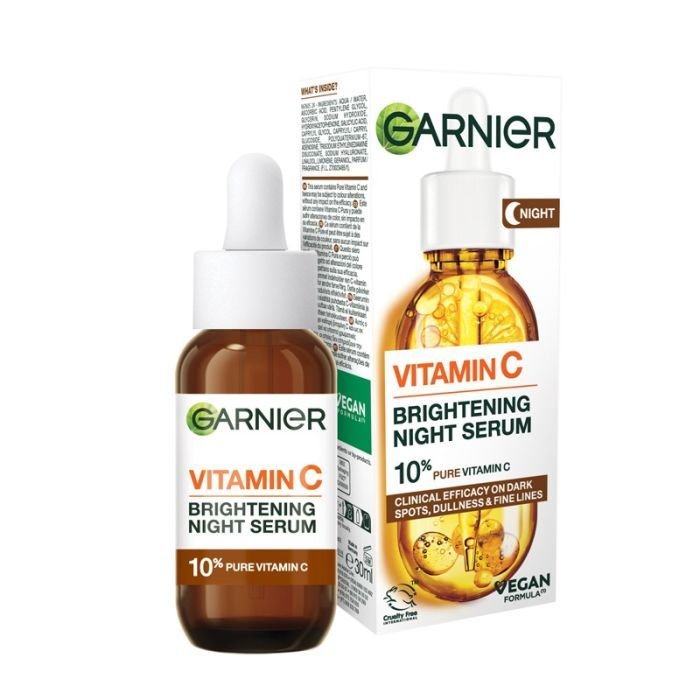 Garnier SkinActive Brightening Night Vitamin-C Serum 30ml
