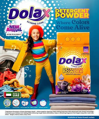 Dolax detergent powder 3kg