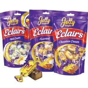 Jolly Eclairs Mix Chocolate Cream 500g