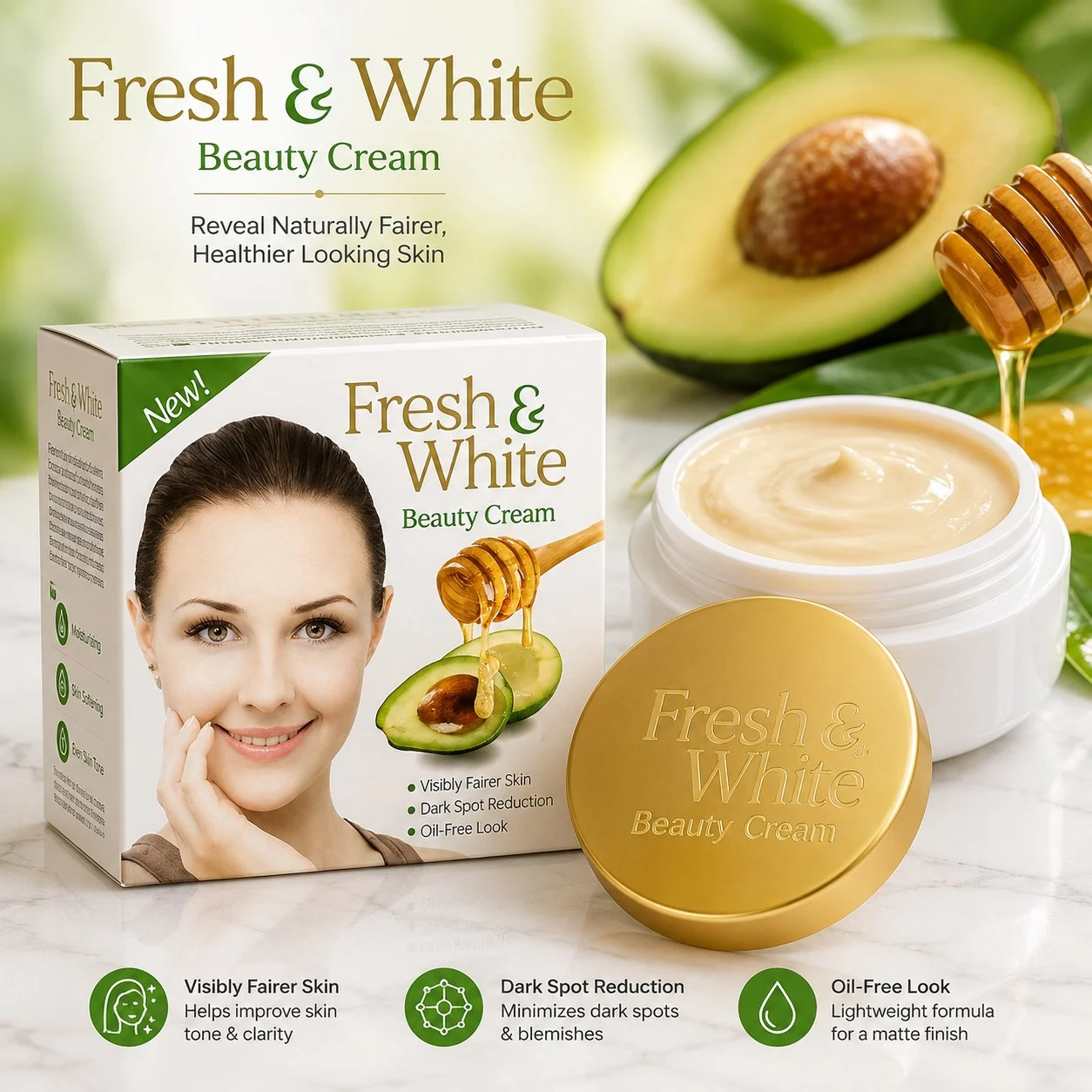 Fresh & White Beauty Cream