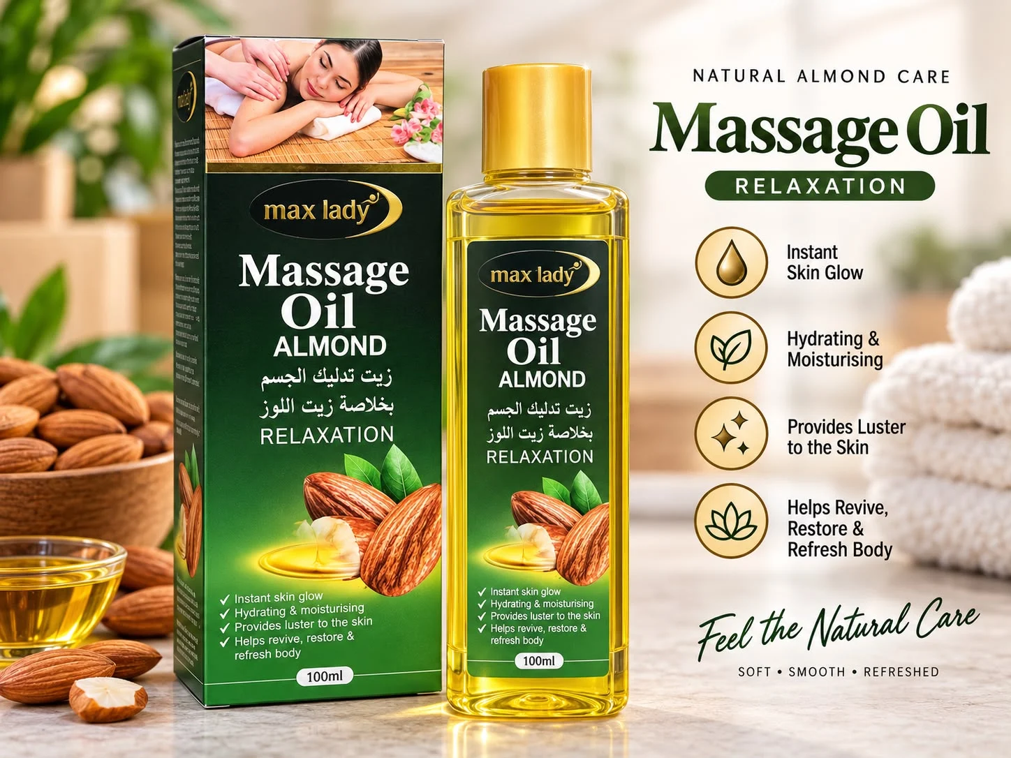 Max Lady Massage Oil  100ml