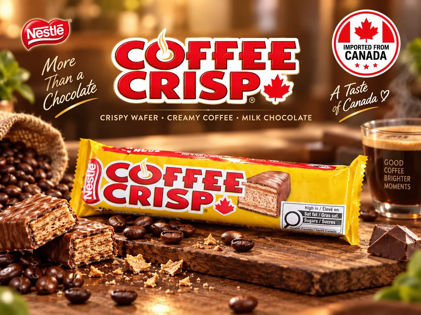 Canada Crisp Chocolate 50g